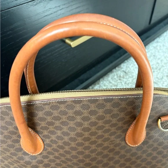 Vintage Celine Macadam Dome Coated Canvas Bag - Picture 9 of 10